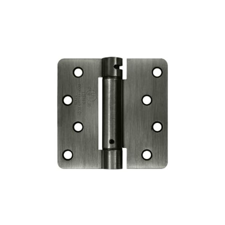 Deltana DSH4R415A Spring Hinge Antique Nickel, 10PK DSH4R415A-XCP10